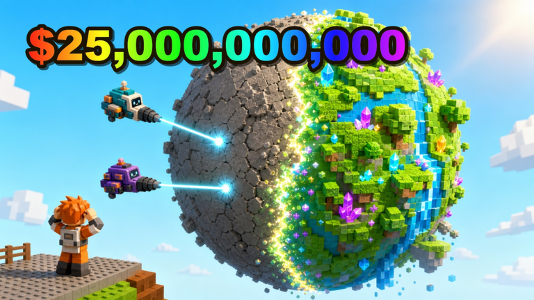 Mine a Planet gameplay banner